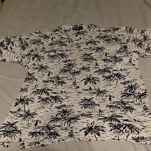 Hawaii style shirt sleeve Polo.